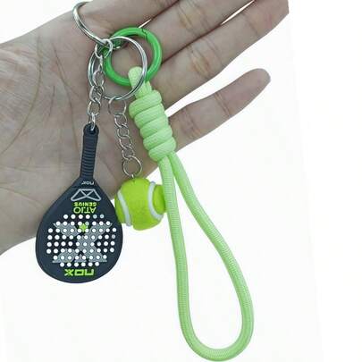 2025 Model Nox Racket Keychain, Mini Racket Shaped, Unisex, Suitable As Bag Accessory, For Car, Wallet And Backpack, Great Holiday Gift