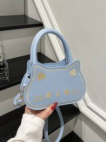 1pc This Cute And Sweet Cartoon Kitten Mini Handbag Is A Unique Design Suitable For Various Occasions. Versatile And Easy To Use, It'S Perfect For Outdoor Activities, Playtime, Commuting, And More, Making It A Perfect Gift For Teenagers. - Multicolor - View 15