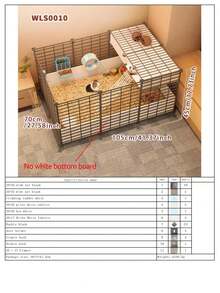 Lồng thú cưng nhỏ lắp ghép, lồng tự lắp ráp trong nhà cho chuột lang và chuột hamster, không gian rộng rãi. - nối - Xem 20