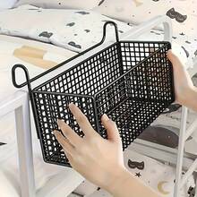 1 pièce Étagère de rangement de chevet - Design à grille ouverte économisant l'espace, structure en porte-à-faux robuste, convient pour le dortoir, la chambre, le bureau - Parfait pour les petits espaces et une vie rangée, rangement mural et organisation de la chambre, essentiel pour le dortoir, design minimaliste - Multicolore - Voir 10