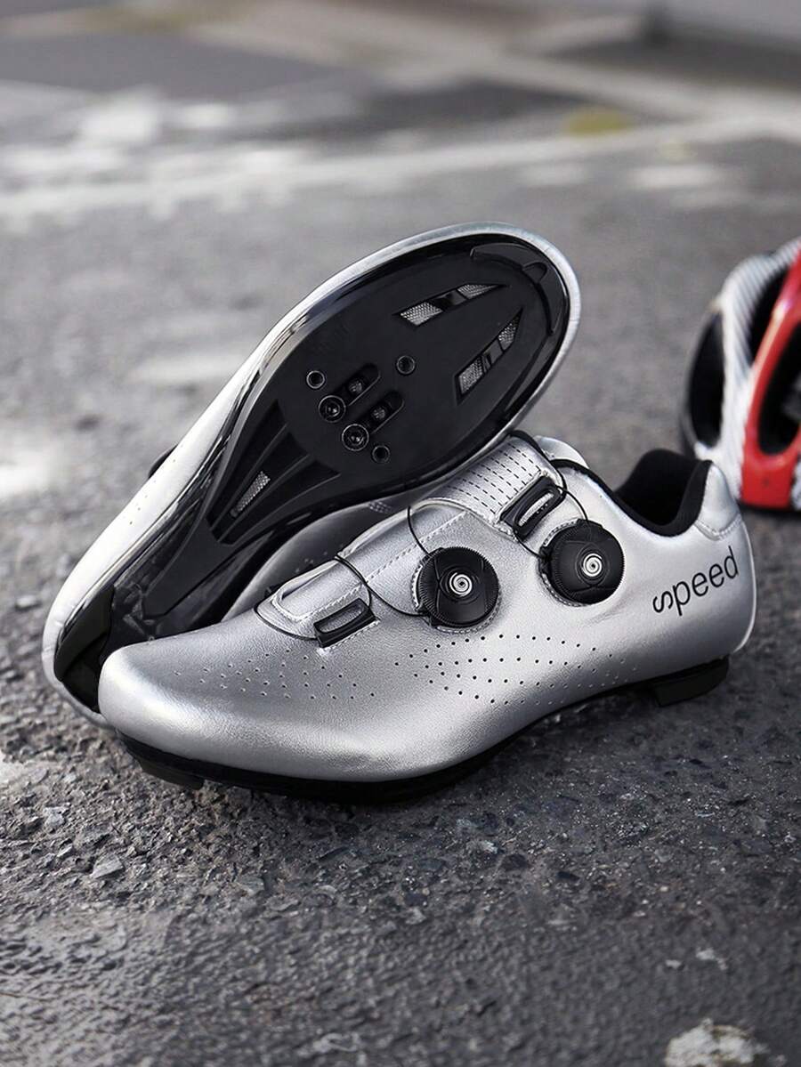 Professional SPD Unisex Cycling Shoes Compatible With Peloton Indoor Road Bike Riding Shoes For Men And Women Can Be Fitted With Triangular Shoe Clips For Outdoor Pedals, Anti-Slip And Wear-Resistant, Lightweight And Comfortable