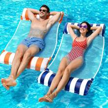 Inflatable Pool Float Chair - Luxury Lounger With Built-In Glitter Paper, 2 Cup Holders And Handles, Suitable For Beach, Lake And Swimming Pool Water Seating - Inflatable Flotation Device - View 9