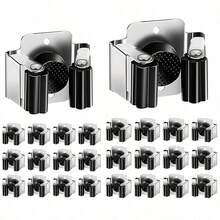 Bộ 3/8/10 kẹp treo chổi gắn tường bằng thép không gỉ, giá đỡ chổi lau nhà chịu lực cao dùng cho phòng tắm, nhà bếp, văn phòng, tủ quần áo, sân vườn, nhà để xe, giá treo chổi tự dính, giải pháp lưu trữ tiết kiệm không gian, kẹp tiện dụng bền bỉ cho việc sắp xếp nhà cửa. - Xem 3