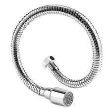 1 cái ống nối dài vòi nước, ống mềm bằng thép không gỉ, đầu phun xoay điều chỉnh được 2 chế độ, ống nối dài đầu ra nước đa năng - Bạc - Xem 9