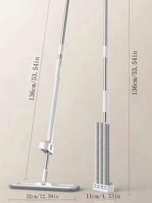 1 Piece Hands-Free Handy Mop - Wit - View 8