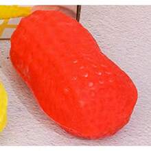 A Simulated Peanut Squeeze Toy For Adults, A Cute And Soft Fidget Toy, An Adorable Stress-Relief Squeezing Toy, Suitable For Relaxation And Stress Reduction, A Portable Mini Sensory Toy, Ideal For School And Office, A Sweet Cartoon Design Anxiety-Relief Toy, An Ideal Party Gift - Đỏ - Xem 9