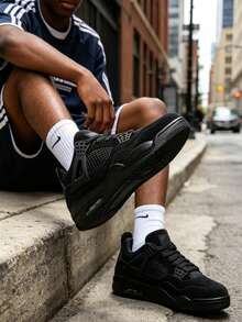 New Casual Sports Shoes For Men And Women, Styish And Breathable, Perfet For Outdoor Sports, $Hopping, Walking, Chrstmas, Irthdays, And As A Gift. - 純黑 - 查看 2
