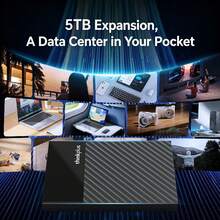 This External Hard Drive Enclosure Features A 2.5-Inch SATA 3.0 High-Speed Interface, Type-C Direct Connection, And Compatibility With Mobile Phones, Computers, TVs, And PS Devices. It Offers Easy Storage Expansion And Plug-And-Play Functionality. - Black - View 4