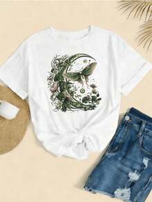 Women T-Shirts - White - View 2