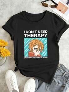 Women T-Shirts - Black - View 2