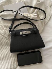 Fashionable Handbag For Women, New Arrival Shoulder Crossbody Bag, Niche Commuter Bag, Versatile Stylish - Black - View 9