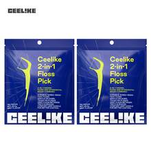 Ceelike Fashion 牙線與牙籤套組，150入薄荷口味，便攜式牙齒清潔工具牙籤 - 青檸色 - 查看 11