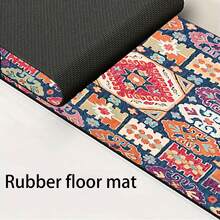 1 pieza Alfombrilla para grifo con estampado bohemio, de poliéster duradero, de secado rápido, fácil de limpiar, adecuada para cocina y baño, fácil de instalar, decoración diaria, regalo, alfombrilla de baño, alfombrilla de grifo duradera, accesorio para grifo - Multicolor - Ver 11