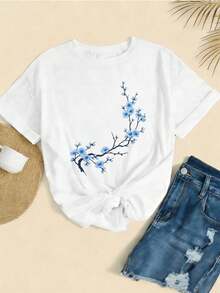 Women T-Shirts - White - View 2