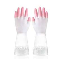 Comprehensive Protection Cleaning Gloves, Waterproof, Oil-Proof, Non-Irritating, Reusable For Coffee Maker, Kitchen, Car Washing, Gardening - View 5