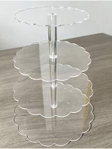13-Tier Large Transparent Acrylic Round Display Stand, Suitable For Dolls, Collectibles, Action Figures, Cake Toppers, Jewelry, Food Storage, Desktop Display Organizer For Arts & Collectibles - Multicolor - View 7