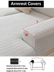 1 tấm bọc ghế sofa co giãn, chống trượt, phủ toàn bộ bề mặt ghế, phù hợp cho mọi mùa, bọc ghế sofa bằng vải, có thể giặt máy, chống bụi, thân thiện với thú cưng, trang trí cho phòng ngủ, văn phòng, phòng khách, phù hợp với ghế sofa 1-4 chỗ và ghế sofa hình chữ L. - Màu Xám nhạt - Xem 17