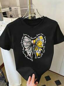 Women T-Shirts - Black - View 2