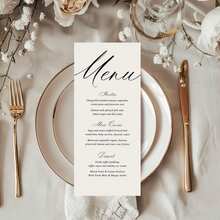 20pcs Customized Elegant Minimalist Wedding Menu, Personalized Modern Calligraphy Dinner Menu, Editable Wedding Reception Menu, Minimalist Wedding Menu Card, Customized Menu Template, Elegant Wedding Supplies, Wedding Reception Menu, Engagement Party Menu, Bridal Shower Menu, Anniversary Dinner Menu, Customizable Menu Design - Multicolor - View 4