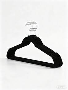 1/5/10/20个装 CHAWU 植绒涂层衣架 - 超强防滑高密度植绒（摩擦力提升300%），经8项耐久性测试，承重力强 / 360°旋转挂钩 / 符合人体工程学的黄金比例 - 彩色 - 查看 11