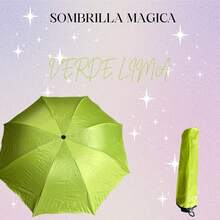 Sombrilla Mágica de Bolsillo – Compacta con Figuras que Aparecen con el Agua - Rosa Fucsia - Ver 8