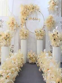 All-In-One Elegant Paper Roman Column Set, Essential For Weddings, Engagement Parties, Birthday Celebrations And Event Parades. - View 6