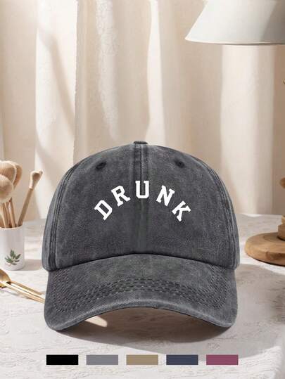 Mũ lưỡi trai nam & nữ "DRUNK" kiểu dáng wash, có thể điều chỉnh kích cỡ, nhẹ và thoải mái khi đội. Lý tưởng cho đi bộ đường dài, leo núi, du lịch, chống nắng và các hoạt động thể thao ngoài trời. Mũ lưỡi trai phong cách đường phố unisex phù hợp cho mọi mùa - xuân, hè, thu và đông.