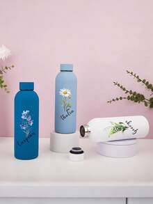 1個客製化雙層不鏽鋼咖啡杯 運動水壺 500ml/17oz 可客製姓名保溫隨行杯 真空保溫瓶 - 彩色 - 查看 6