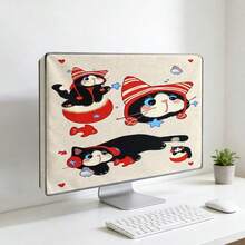 1. Vỏ bảo vệ chống bụi cho màn hình máy tính để bàn, vỏ TV, vỏ máy tính để bàn nguyên khối, chống bụi, chống mài mòn và chống trầy xước. - Bảo hiểm đầy đủ - Xem 11