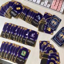 Hextech Drinking Game Cards, Teamfight Tactics Arcane Poker Cards, Waterproof Party Game - Navy Blue - View 4