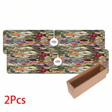 1 Stück Blumenmuster Armaturenabdeckung, strapazierfähiges Polyester, schnell trocknend, leicht zu reinigen, geeignet für Küche und Badezimmer, einfache Installation, tägliche Dekoration, Geschenk, Badezimmermatte, strapazierfähige Armaturenabdeckung, Armaturenzubehör - Verschiedenfarbig - Übersicht 14