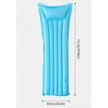 In Stock Colorful Inflatable Floating Lounger, Foldable Single Person Inflatable Floating Bed Chaise Lounge For Swimming Pool Water Bed - Color - View 3