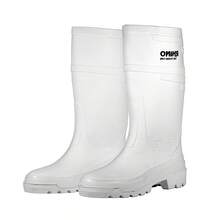 Botas Para Lluvia y/o Jardineras Impermeables Para Hombre, Suela Antideslizante, Rhino Boots - Blanco - Ver 2