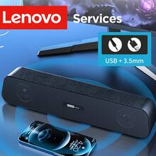 Lenovo 联想 B01 桌面音箱 | 有线 USB 连接 | 加长型低音扬声器 | 立体声桌面音箱 | 兼容电脑和电视 - 查看 6