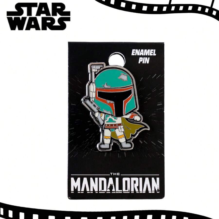 Bộ sưu tập huy hiệu Star Wars chính thức được cấp phép, làm từ hợp kim kẽm tráng men, hình Boba Fett trong The Mandalorian, huy hiệu cài áo, huy hiệu cài balo kiểu anime, ghim cài kim loại chống gỉ, trang sức độc đáo, quà tặng. - Nhiều màu - Xem 1