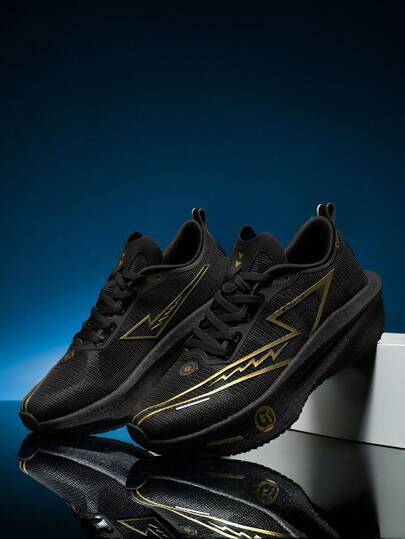 2026 New Men's Breathable Casual Hiking Shoes, Comfortable Tennis Sports Shoes With Thick Soft Soles (Handpainted Uneven Finish)