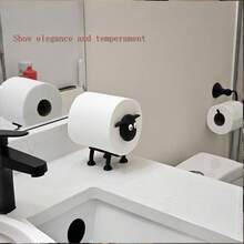 1 hộp đựng giấy vệ sinh hình chú cừu dễ thương, hộp đựng khăn giấy kiêm giá treo khăn đa năng có thể để đứng hoặc treo tường, thiết kế hoạt hình 3D, vật trang trí phòng tắm độc đáo, quà tặng tân gia, đồ dùng phòng tắm bằng nhựa tiết kiệm không gian, đồ trang trí phòng tắm, đồ dùng cần thiết cho kỳ nghỉ, phụ kiện nhà bếp, đồ trang trí nhà cửa - Nhiều màu - Xem 7