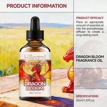 Hllozzi Dragon Bloom Fragrance Oil: A Unique Fragrance, A Unique Experience, It Is Suitable For Aromatherapy Diffusers And Diffusers, As Well As For Scented Crystals And Candles. It Is Also A Great Gift And Father's Day Gift. - Dragon Bloom - View 11