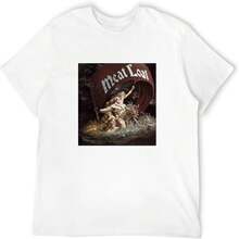 Meat Loaf Dead Ringer - Camisetas con cuello redondo para hombre, color blanco - Blanco - Ver 2