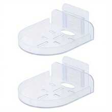 A Wall-Mounted Bracket Suitable For Two Security Cameras And A Baby Monitor. It Is Installed Using A Strong Adhesive, No Drilling Required. This Space-Saving Shelf Is Perfect For The Bedroom, Kitchen, And Living Room. - 1 Random Item - View 1