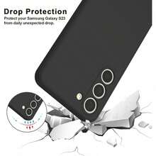 适用于 Galaxy A56、A26、A36、A16、A06、A55、A35、A25、A15、A05、A54、A34、A17、A07、A22、A32、A52、A53、A71 手机的柔软液态硅胶保护壳，也适用于 Galaxy S26 Ultra、S25、S24、S23、S22、S21、S20、S10 Plus、FE 系列手机。 - 黑色 - 查看 3