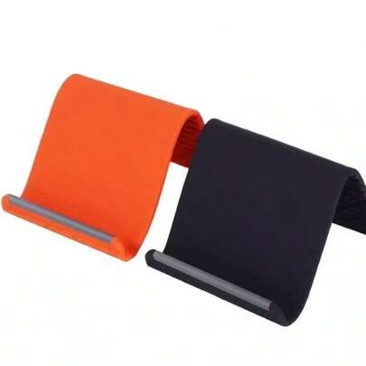 Giá đỡ điện thoại silicon có thể gập lại, giá đỡ điện thoại để bàn điều chỉnh được sáng tạo, giá đỡ linh hoạt và phụ kiện du lịch cho điện thoại thông minh, máy tính bảng, máy đọc sách điện tử, màn hình, quà tặng thiết yếu cho bàn làm việc văn phòng.