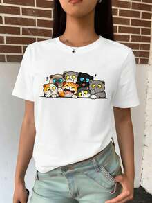 Women T-Shirts - White - View 2