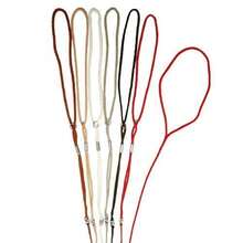 Ibanez Round Nylon Ties With Swivel, WHITE - Red - View 1