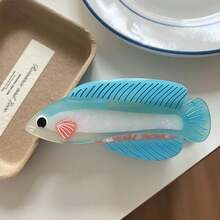 2026 Nuevos Clips de Cabello de Acetato con Diseño de Pez Pavo Real y Pez Dragón Plateado, Pinzas de Cabello de Alta Gama para Peinado de Moño, Clips de Cabello de la Serie Oceánica, Clips de Cabello de Acetato de unicolor y Gelatina, Pinzas de Cabello Grandes y Simples, Clips de Cabello de Acetato con Diseño de Pez Dorado, Pinzas de Cabello Elegantes de Alta Gama para Peinado de Moño, Accesorios de Moda para el Cabello - Multicolor - Ver 13