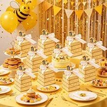 10 hộp quà kẹo chủ đề ong dành cho tiệc mừng em bé sắp chào đời. - Hộp đóng gói - Xem 8