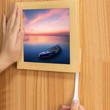 30pcs Large Picture Hanging Strips, Heavy-Duty & Removable With Hooks And Loop Tape - No Image Damage, Acrylic Frame Adhesive For Creative Youngsters' Room Decor & Christmas Ornaments - 30pcs - View 8