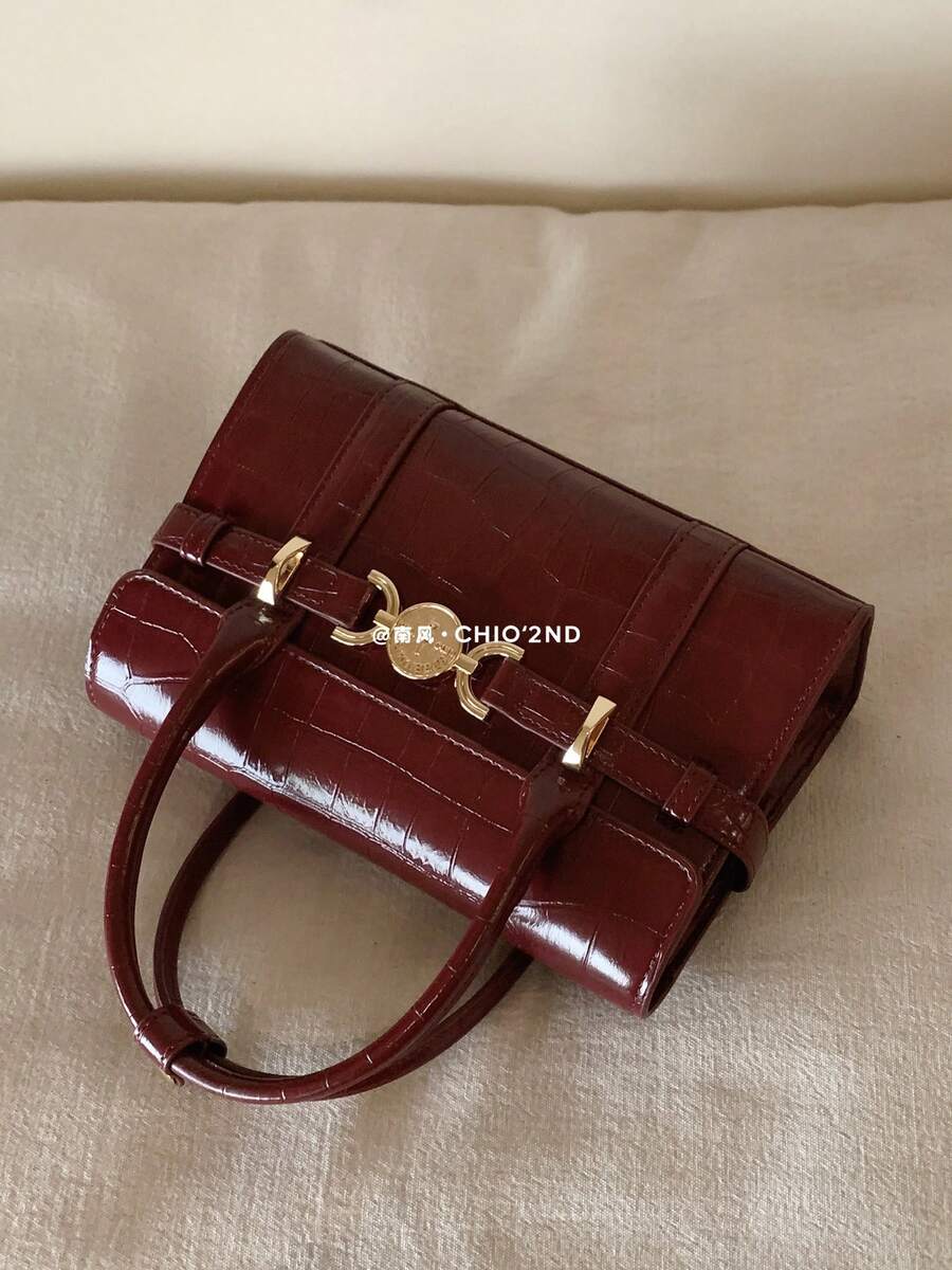 Women Top Handle Bags - Red - View 1