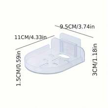 A Wall-Mounted Bracket Suitable For Two Security Cameras And A Baby Monitor. It Is Installed Using A Strong Adhesive, No Drilling Required. This Space-Saving Shelf Is Perfect For The Bedroom, Kitchen, And Living Room. - 1 Random Item - View 6