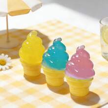 Gradient Color Malt Ice Cream Squeeze Toy, Stress Relief Toy - Multicolor - View 7